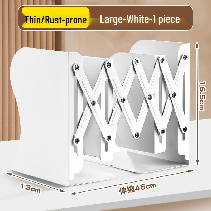 Retractable Metal Book Stand and Document Organizer