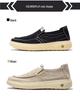 Men's Summer Breathable Slip-On Canvas Shoes - Casual, Fashionable, and Comfortable