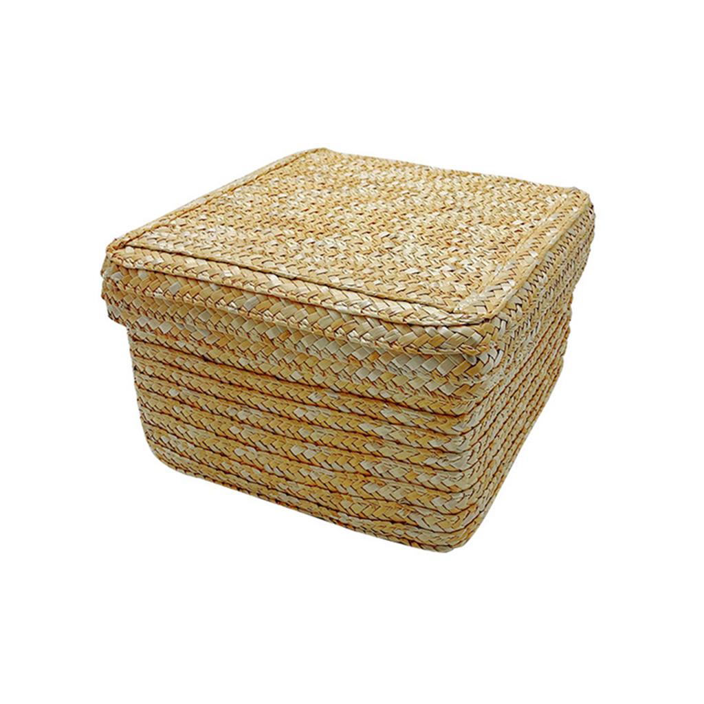 Seagrass Storage Basket Rattan Snack Container For Family GIft