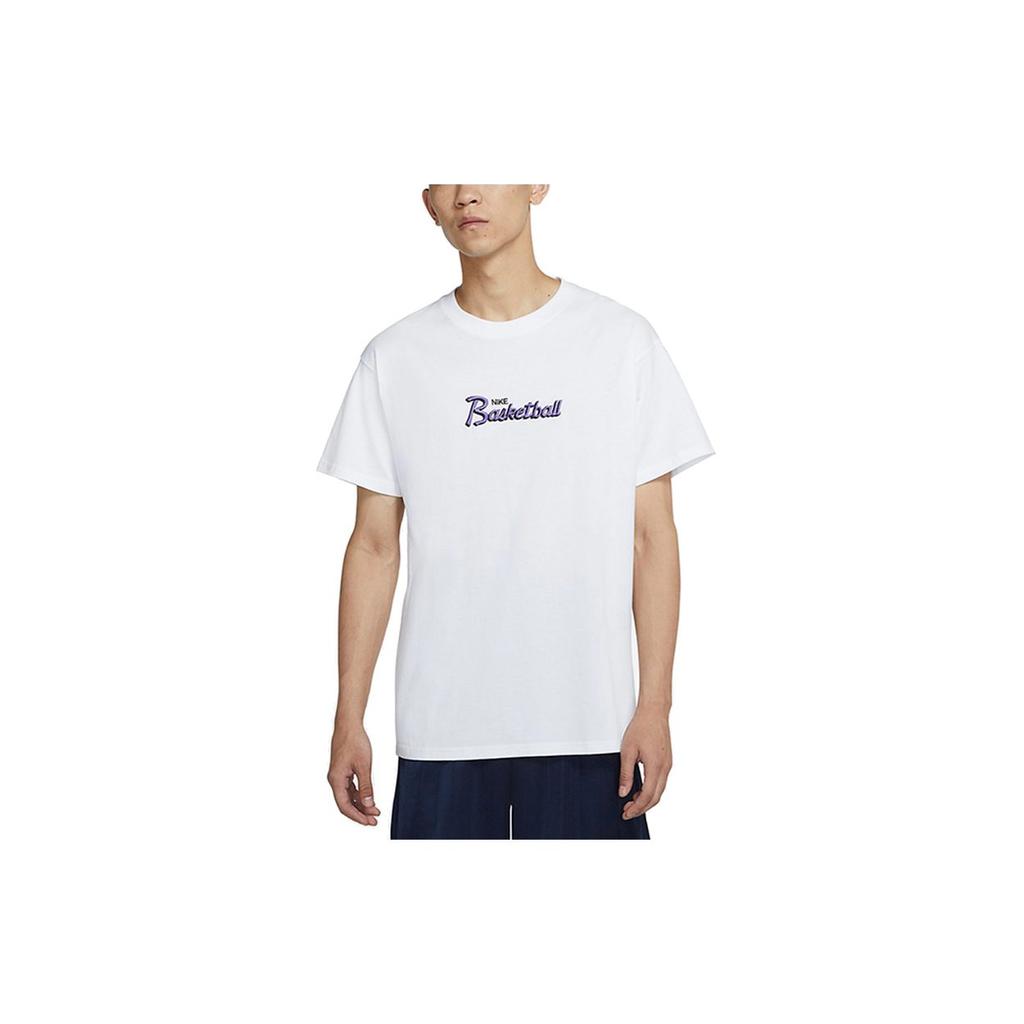 Nike T Shirts Men's White Crew Neck Moderate DJ1553-100
