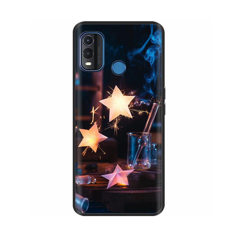 Θήκη για Nokia G11 Plus Χαριτωμένη Καρδιά Λουλούδι Μαλακή Σιλικόνη Πίσω Κάλυμμα για Nokia G11 Plus NokiaG11 G 11 Προστατευτικό Μαύρο TPU Θήκες Κινητού
