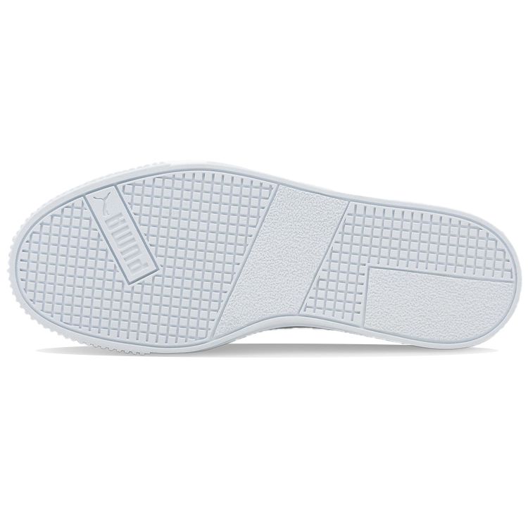 Puma Ever Fs Leather Casual Durable Lightweight Low-Top Sneakers Unisex sneakers White 384824-03