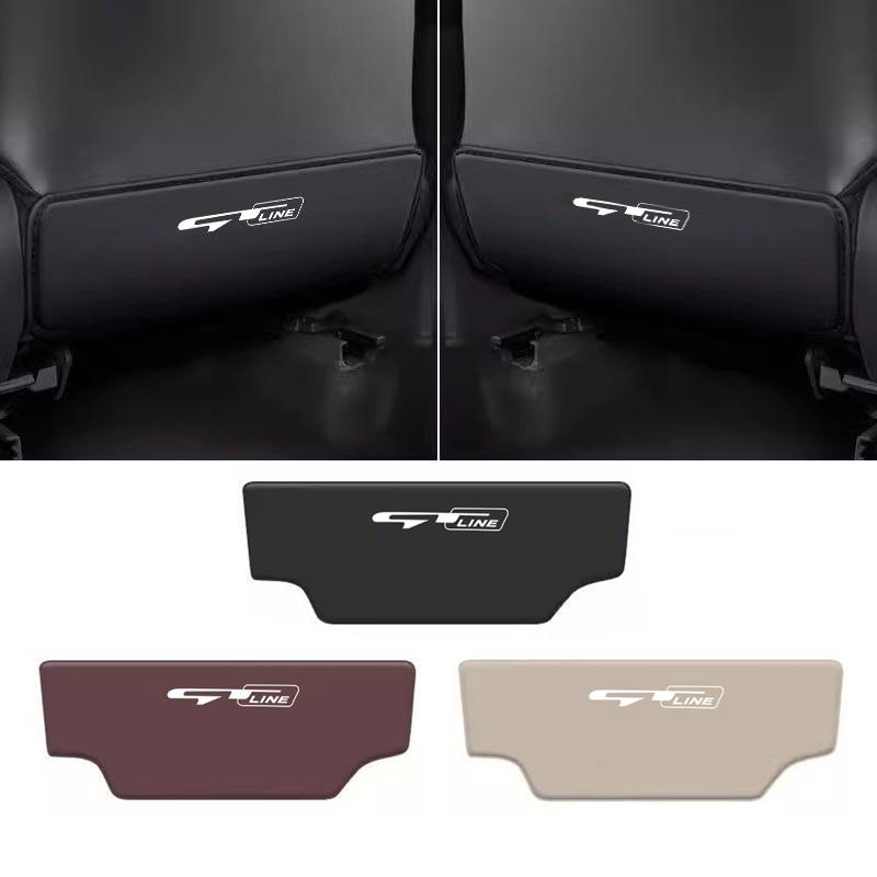 AAAGK1 Car Seat Back Protector Mat Dirt-resistant Anti Kick Pad Auto Accessory For Kia GT Line Rio Ceed Optima Sportage Picanto Proceed