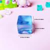 5PCS Ice Cube Squishy Stress Balls, Sensory Fidget Toys for Kids Autism Anxiety, Bulk Birthday Classroom Prize Gift