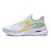 Li Ning Abrasion Resistant Breathable Low top Running Shoes Men's White Green ARST009-2