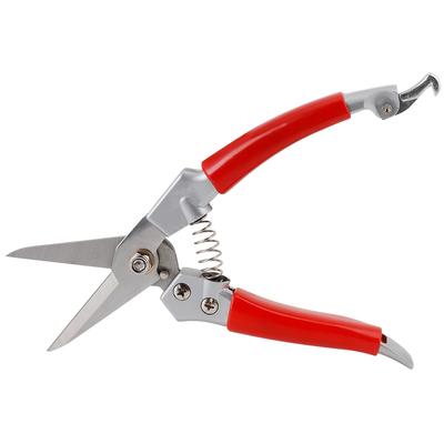 Pflanzenschnittschere Roter Griff Gerade Astschere Hand-Astschere (Malprozess)