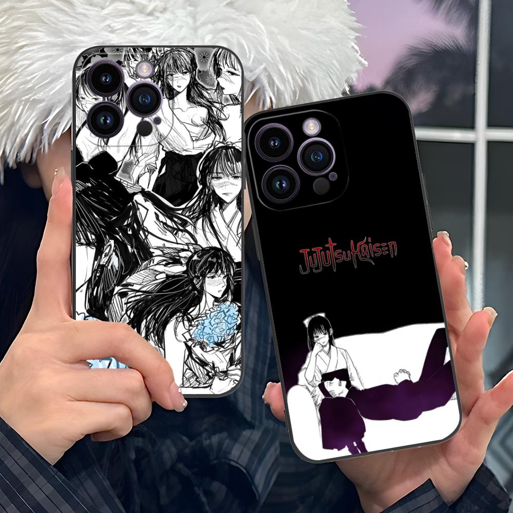 JJK Utahime Iori Printed Phone Case for iPhone 17 16 15 14 13 12 11 X XR XS 8 7 Air Pro Max Plus Mini Soft TPU Shockproof Cover