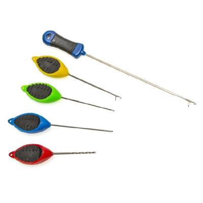 5Pcs Crochet Hook Stringer Baits Needle Baiting Drill Stringer Needle Fishing Tool Baits Drill Baiting Needle