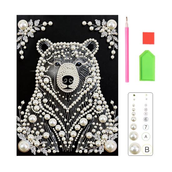 Faux Pearl Painting Kit 3D Pearl Painting Art Craft Animal Designs DIY Mosaic