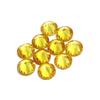 Certified Natural Cambodian 6 mm 250 Pcs Yellow Zircon Loose Gemstone Lot