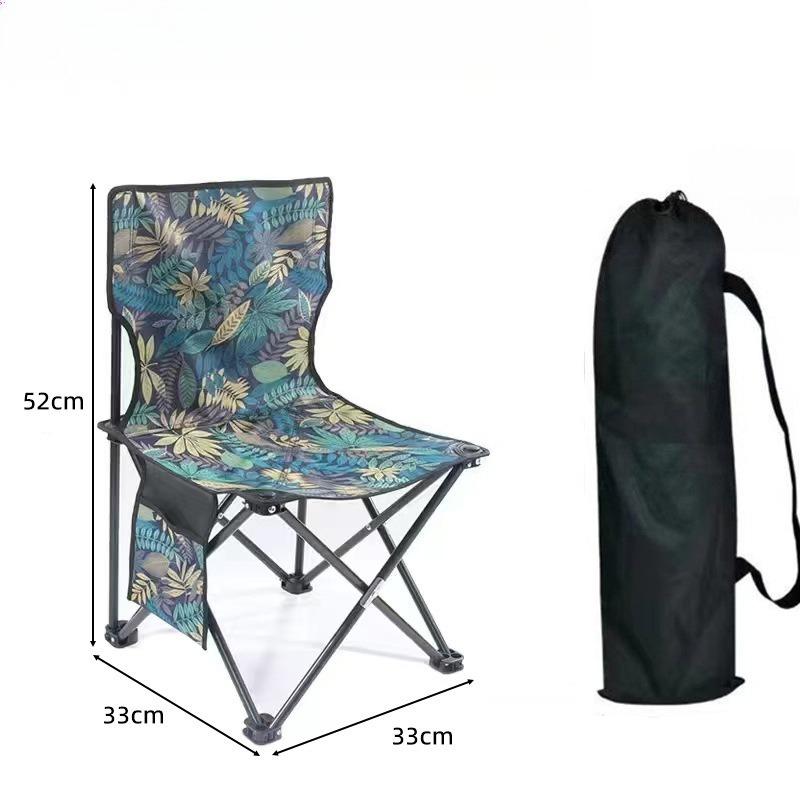 New Portable camping folding chair outdoor art sketching maza beach picnic leisure chair Oxford cloth lightweight fishing chair