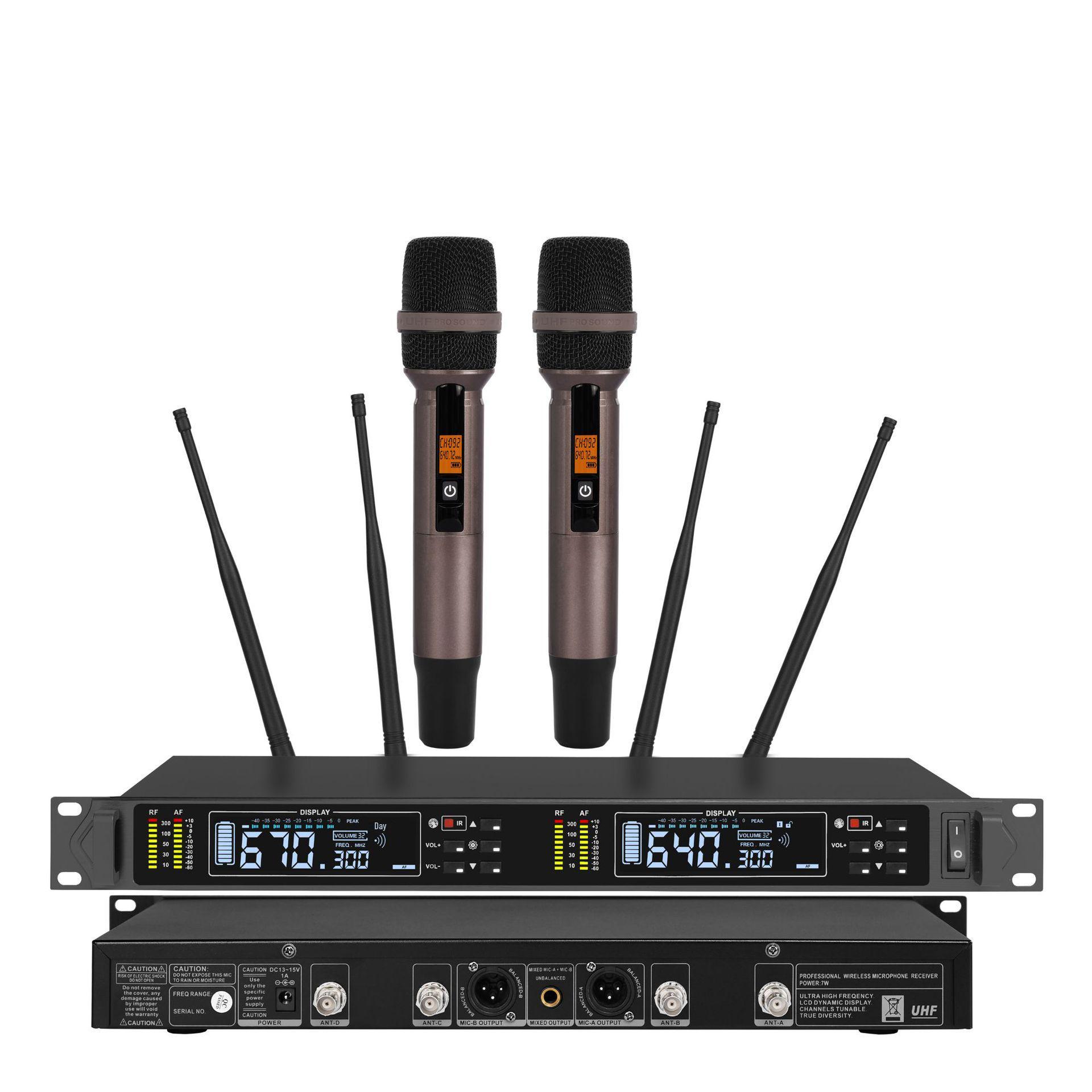 

True Splitter Dual Wireless Microphone In Stock EU Power Plug