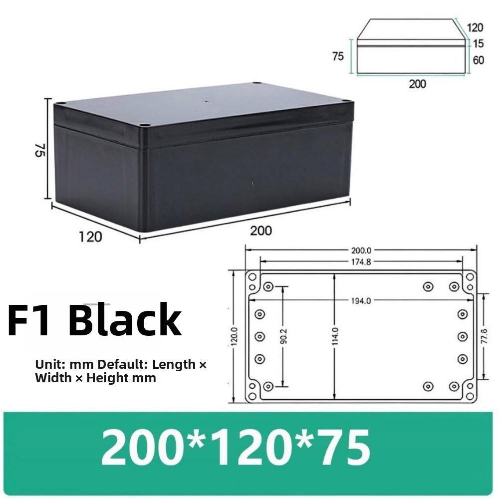 New Waterproof Outdoor Junction Box Transparent 10 Styles Enclosure Cover Plastic Electrical Project Boxes