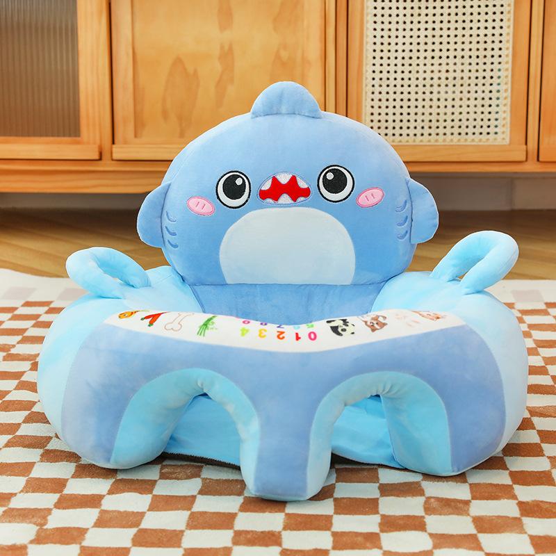 

New cute sofa baby plush seat anti-drop learning sitting artifact practice sitting backrest 35*50