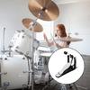 Double Chain Bass Drum Pedal Metal Construction Nonslip Rubber Base Drum Set Part Drum Kick Pedal for Powerful Strokes