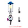 Spray Gun Oil/Water Separator, 1/4" Filter Pressure Regulator, EU Adapter With Air Pressure Regulator, Air Compressor Regulator