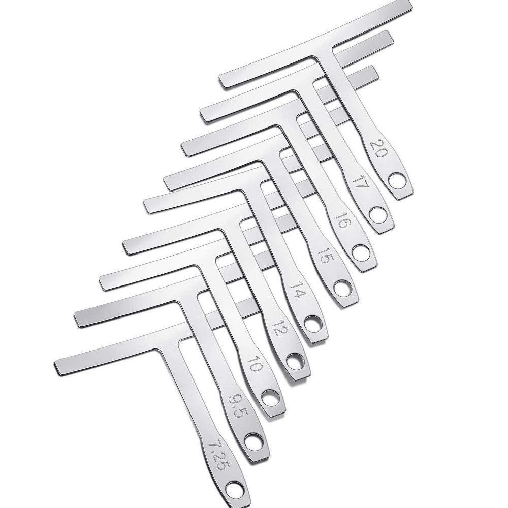 Guitar Tool Kit: Ruler, Level, Curvature Gauge, String Height Gauge, Guitar Notch Gauge