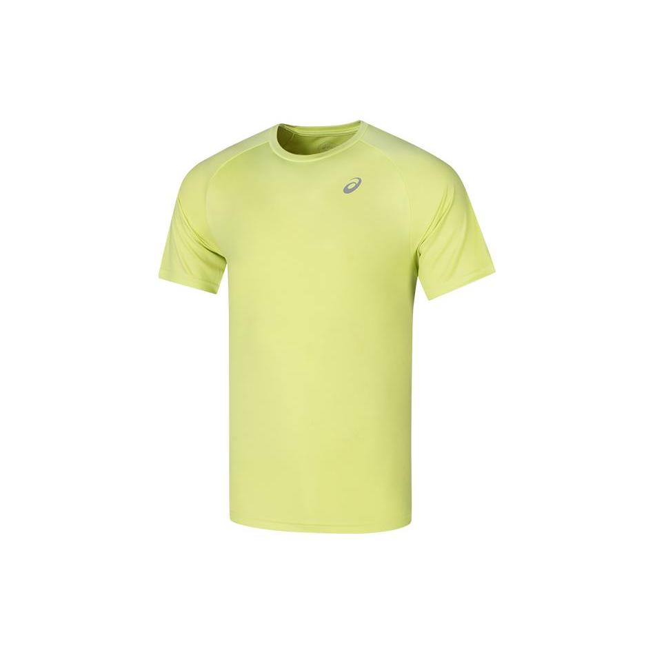 

New ASICS T Shirts Men s Neon Green 2011C701-751 M
