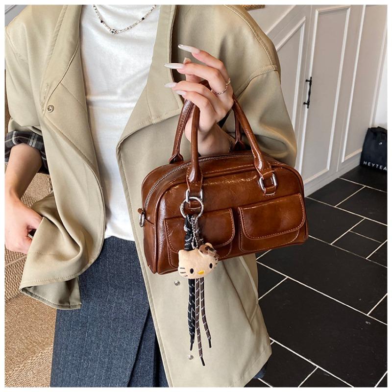 Sac à main de mode sac pour femmes nouvelle tendance couleur unie sac à bandoulière haute valeur sac messager pour les trajets quotidiens