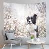 Faithful Partner Tapestry Border Collie Tapestry Nature and Animals Tapestry Art Home Living Room Bedroom Decor Tapestries