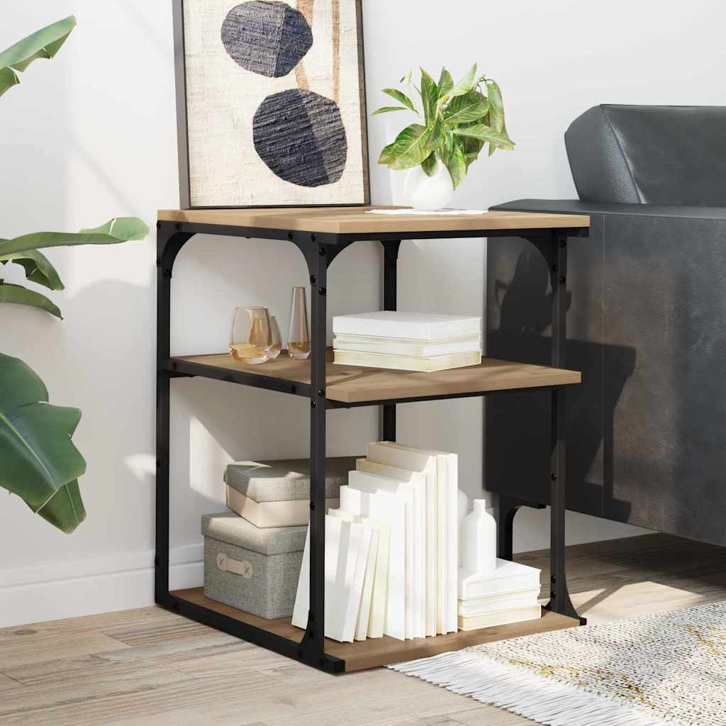 Printer Stand Artisan Oak 43 X 48 X 64 Cm Particleboard