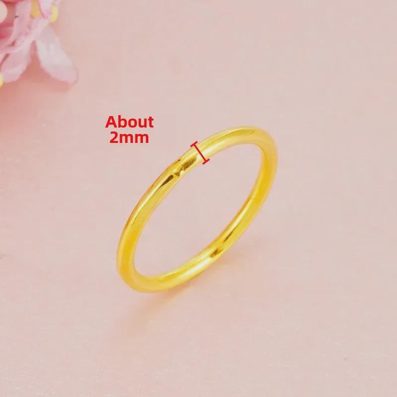 Smooth Ancient Brass Ring: Imitation Gold Sand Finish, Hot Sale Heritage Jewelry for Women