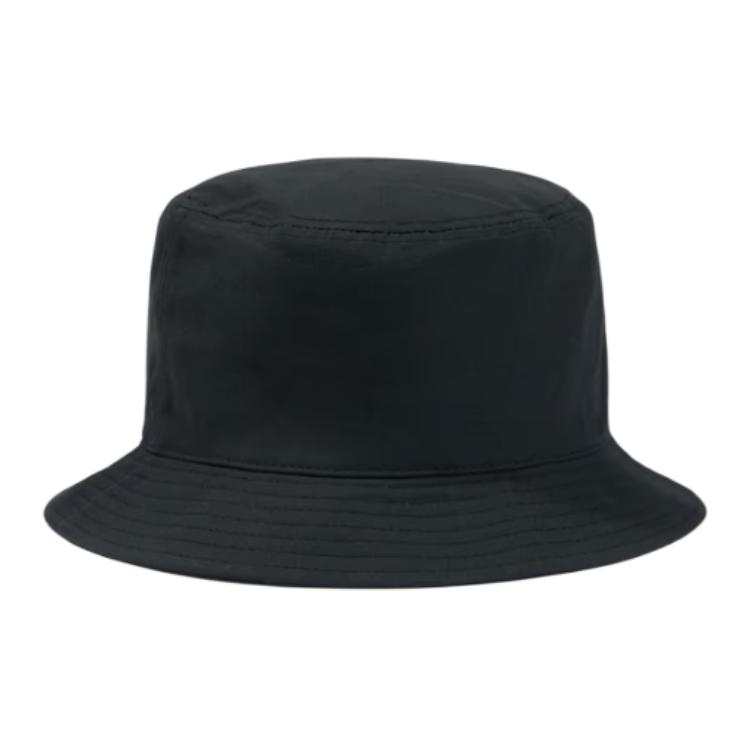 STONE ISLAND Logo Cotton Fisherman Hat Unisex Hats Black 811598161-V0029