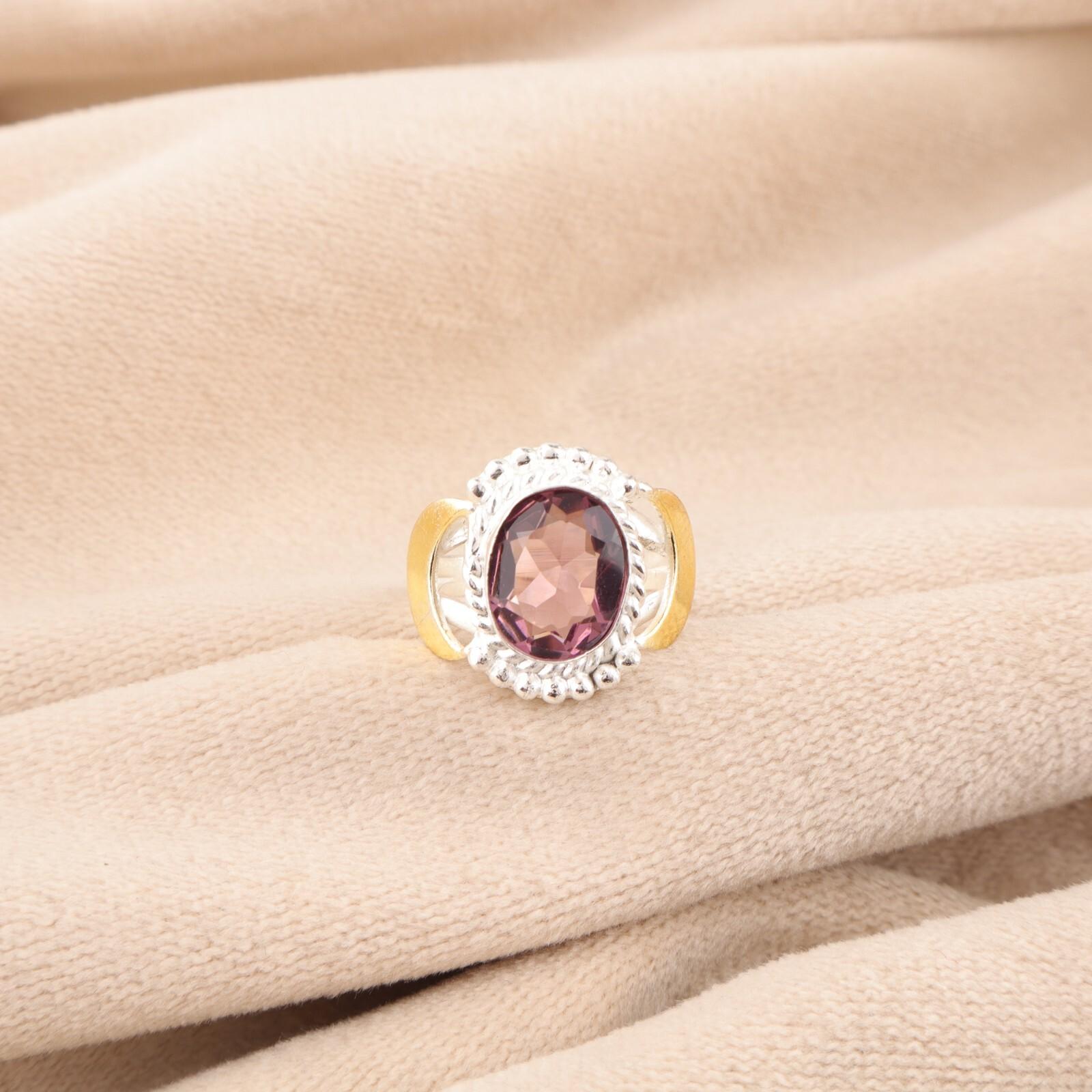 

Родолит Драгоценный камень Ювелирные изделия из серебра 925 пробы Ручной работы Модное кольцо для нее RR-61-5 13