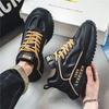 Black Versatile Sports Shoes, Men's Trendy Niche, Handsome Running Shoes, Student Personalized Design Casual Shoes