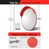 Wide-Angle Outdoor/Indoor Traffic Convex Mirror for Safety and Anti-Theft