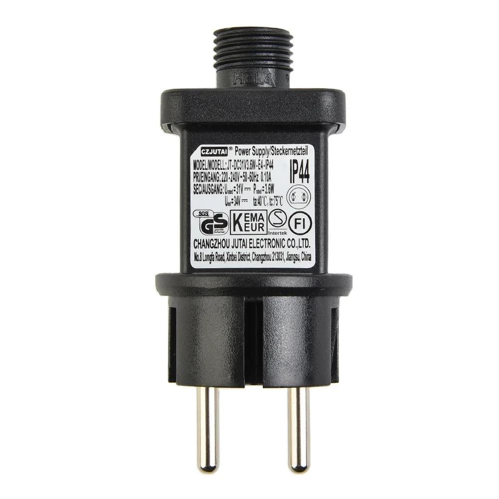 

IP44 31V Max 3.6W Power Supply Converter IP44 Waterproof Transformer US/EU/AU/UK Plug Replace Yard Inflatable LED Adapter China Mainland