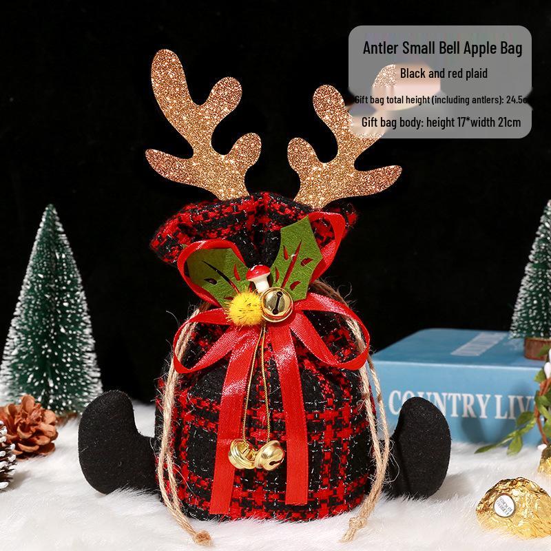 Christmas Eve Apple Candy Gift Tote & Packaging Bag