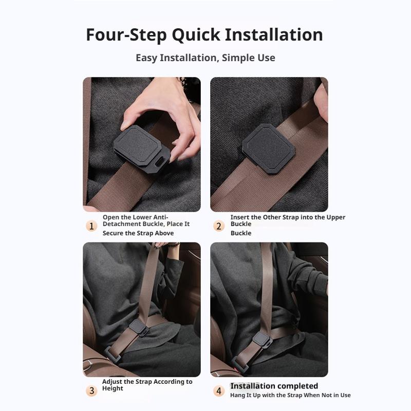 SEAMETAL Clip per Cintura di Sicurezza Auto Antiscivolo Regolabile Fibbia Cintura di Sicurezza Plastica Fermo Robusto per Cintura di Sicurezza Morsetto Semplice Clip di Fissaggio