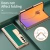 Protiskluzové matné kožené pouzdro na stojan pro Samsung Galaxy Z Fold 4 5g Fold4 Fold3 Fold 2 3 Fold2 Ochranná pouzdra z tvrzeného skla proti klepání