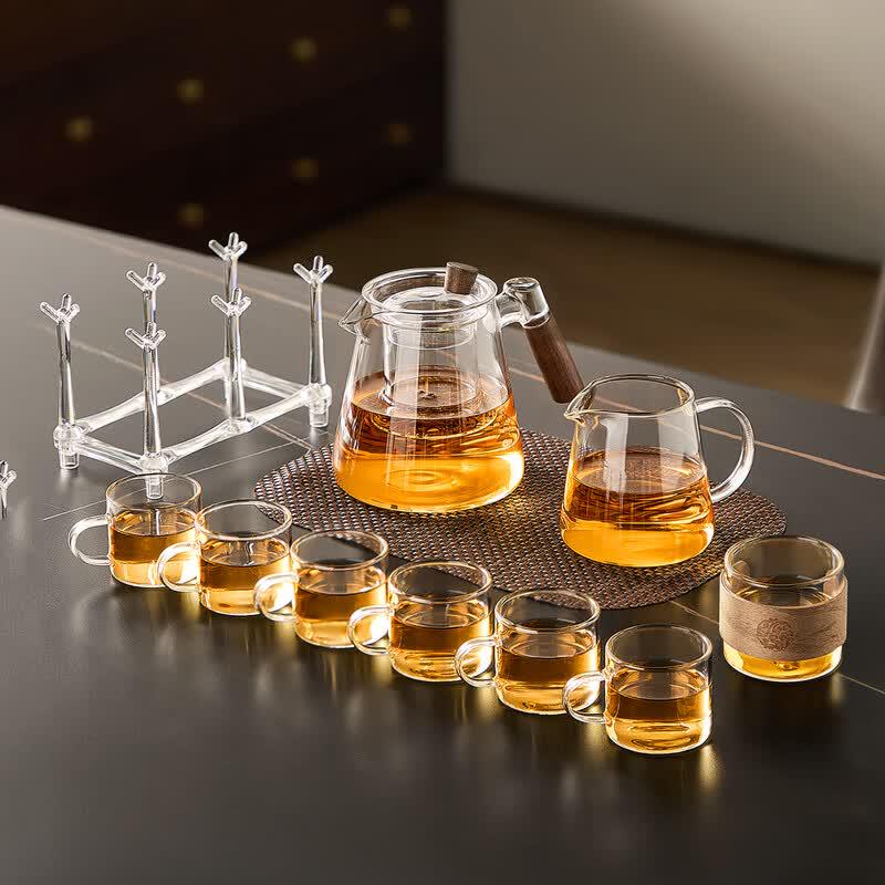 Mudye Glass Teapot Tea Set