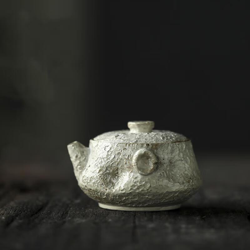 Wabi-Sabi Coarse Pottery Hand-Held Teapot