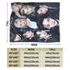 Blankets Travel Office Flannel Throw Blanket Kpop Stray-kids S-skzoo FELIX For Living Room Warm Design Quality Bedspread