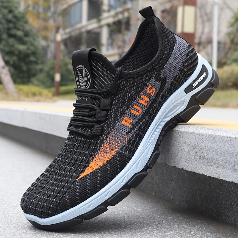 Men's Breathable Lace-Up Loafers with Non-Slip Sole & Sole Suitable for All- Outdoor Sports Casual Shoes