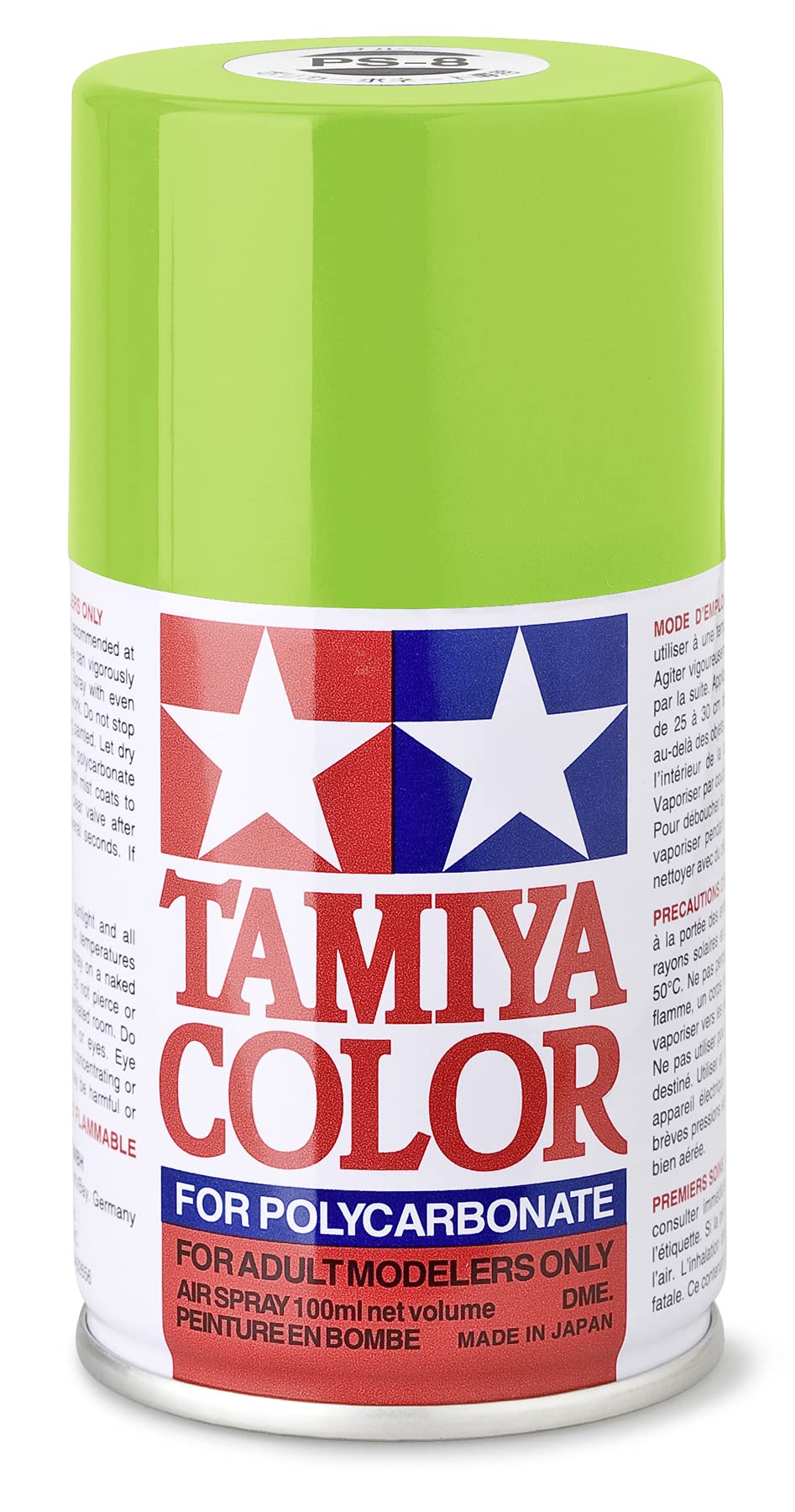 

Tamiya Polycarbonate Spray Light Green 86008 No.08 PS-8