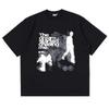 Cross2025 Creative Hip Hop Street Short Sleeve Summer Cotton T-shirt