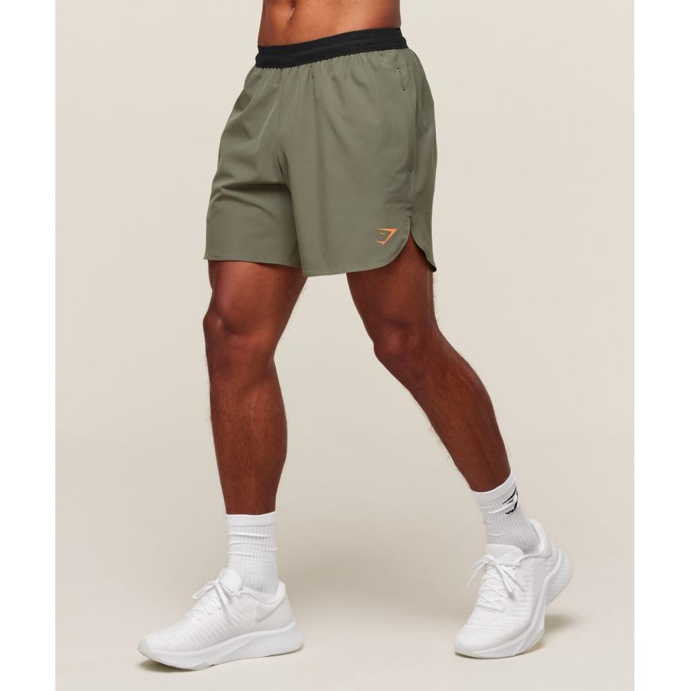 

Gymshark Fit Repeat 6 Shorts Base Green A2b1e Ech1 XS