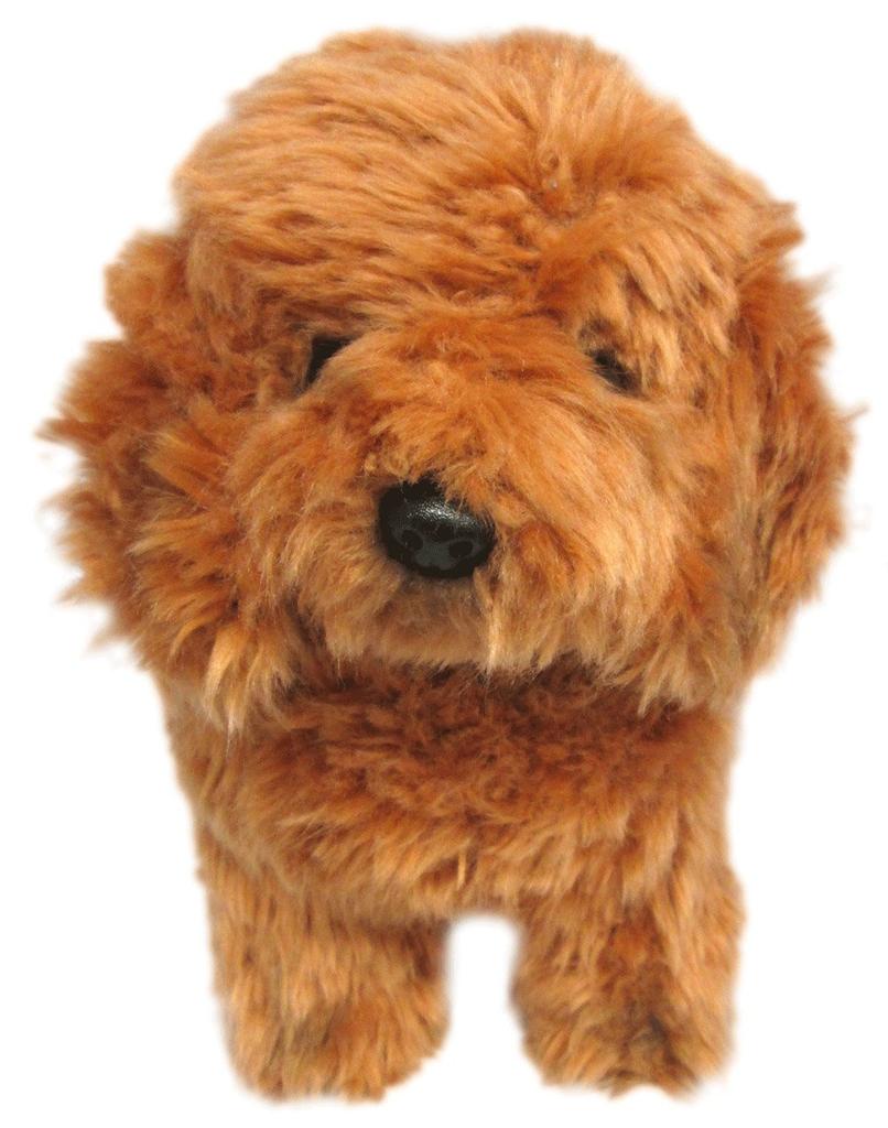 Boeki Graceful Dog In Toy Poodle S Apricot Standing Plush Toy Total Length 24cm I6857 San-Ei (Made Japan)