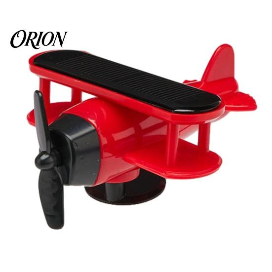 Vehicle Dashboard Decorations Solar Energy Rotating Plane, Creative Car Ornament Airplane with Light Sensor, Unique Automotive Interior Accessories
