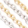 5Yards/Roll Aluminum Chains Gold Silver Color Twisted Link Chains For Jewelry Making DIY Necklace Bracelets Accessories Findings