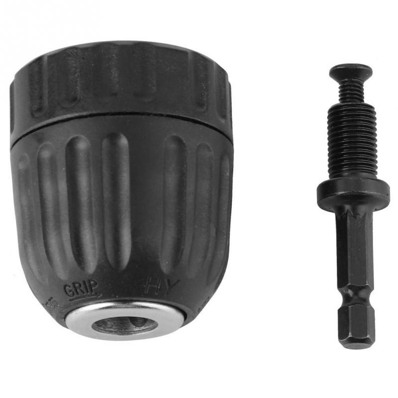 NEW 10-13mm Self-locking Keyless Chuck Impact Hammer Drill Bit Conversion Holder