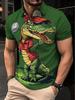 Plus Size Shirt Men with Stylish Pattern Design- Comfortable Short Sleeve Top Casual Attire, PLUS SIZE