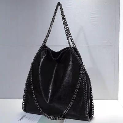 Simple Classic Chain Foldable Fashion Casual Versatile Shoulder Bag Commuter Large Capacity Portable Tote Bag
