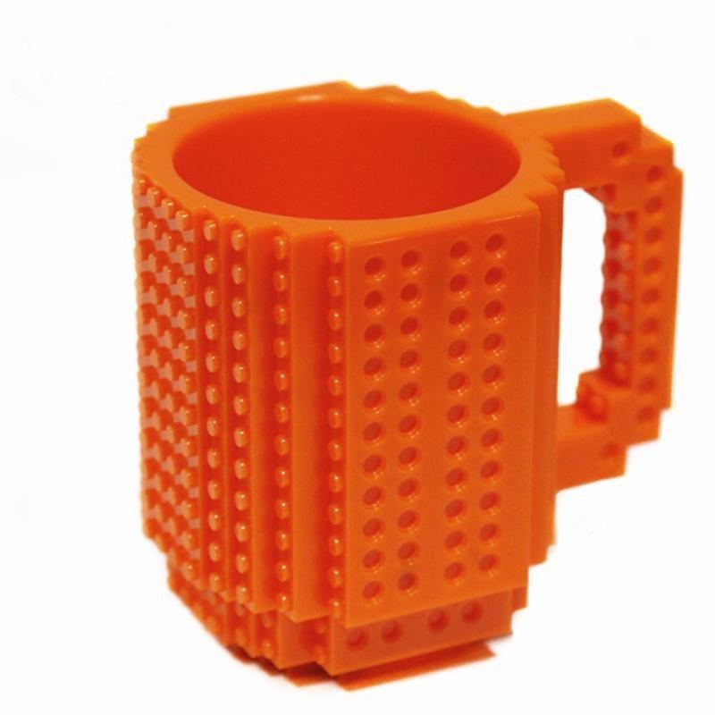 Premium Quality Build A Brick Mug With Unique Building Blocks Design Coffee Cup