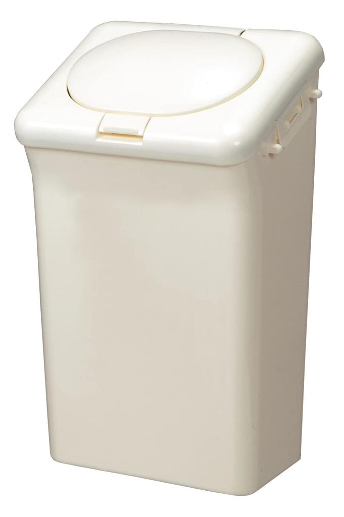 T-WORLD Odor-Proof Diaper Pail, Push-Open, 14L, Made In Japan, Bag-Packed