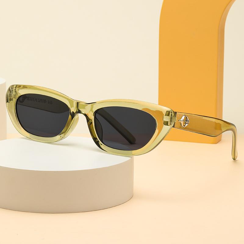 New Rice Sunglasses Women Men Vintage Cat Eye UV400 Protection Fashion Retro Sun Glasses For Lady Travel Nail Design